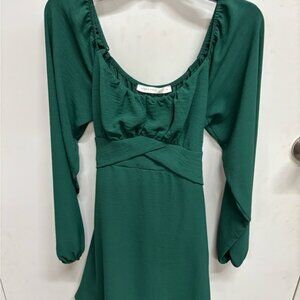 Altar'd State Green Mini Dress